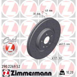 Bremsscheibe VA Sport 290.2269.52 Bremsscheibe VA Sport 290.2269.52