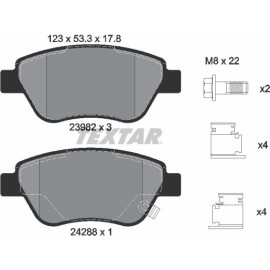 Bremsbelagsatz Opel P. Corsa D 1.0-1.7 06 2398202