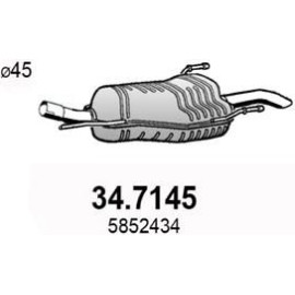 ASSO Endschalldämpfer 34.7145 ASSO Endschalldämpfer 34.7145