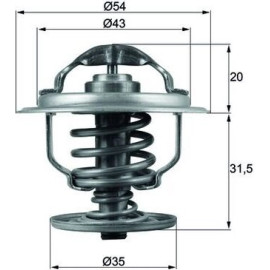 Thermostateinsatz mit Dichtung TX 109 87D