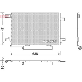 DENSO Klimaanlagenkühler DCN17004