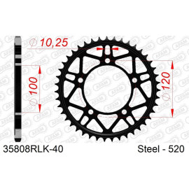 AFAM Kettenrad STAHL 35808RLK-40