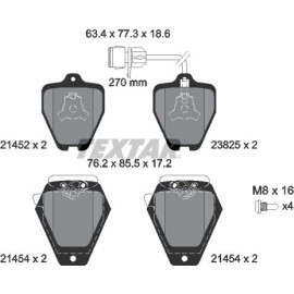 Bremsbelagsatz Vw S. A6 97 2145201