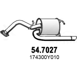 ASSO Endschalldämpfer 54.7027 ASSO Endschalldämpfer 54.7027