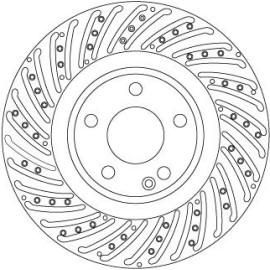 15 481 196 Bremsscheibe VA DF6633S 15 481 196 Bremsscheibe VA DF6633S