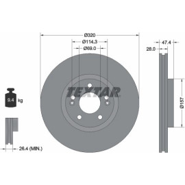 Bremsscheibe 92237805