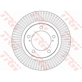 TRW Bremsscheibe Toyota Landcruiser 08 DF6239S TRW Bremsscheibe Toyota Landcruiser 08 DF6239S