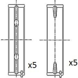 FAI AutoParts Kurbelwellenlager BM1035-STD