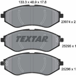 Textar Bremsbelagsatz 2397406 – 14 Zoll, mit akustischem Verschleißsensor Textar Bremsbelagsatz 2397406 – 14 Zoll, mit akustischem Verschleißsensor
