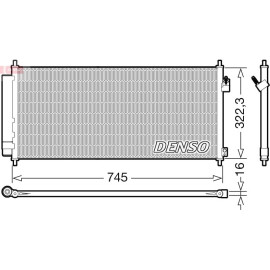 DENSO Kondensator, Klimaanlage DCN40026