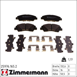 ZIMMERMANN Bremsbeläge 25976.165.2