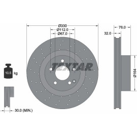 Bremsscheibe Db P. W220 98-05 92099205 Bremsscheibe Db P. W220 98-05 92099205