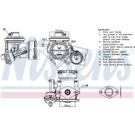Nissens AGR-Ventil 98299 Nissens AGR-Ventil 98299