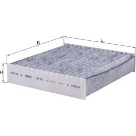 MAHLE Filter, Innenraumluft LAK 251 MAHLE Filter, Innenraumluft LAK 251