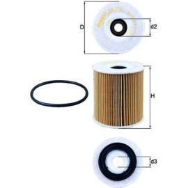 Mahle Original Ölfilter OX 175D