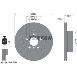 Bremsscheibe 92327005 Bremsscheibe 92327005