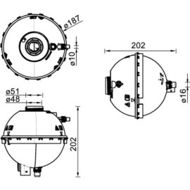 Ausgleichsbehälter, Kühlmittel CRT 211 000S