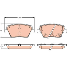 Bremsklötze GDB2319