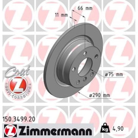 Zimmermann Bremsscheibe 150.3499.20 Zimmermann Bremsscheibe 150.3499.20