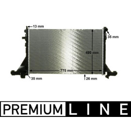 Kühler, Motorkühlung CR 1770 000P