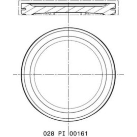 MAHLE Kolben 028 PI 00161 000