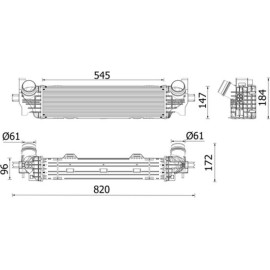 Ladeluftkühler CI 660 000P