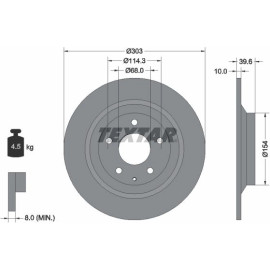 Bremsscheibe Mazda T. Cx-5 11 92242703