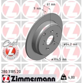 Zimmermann Bremsscheibe 280.3185.20 Zimmermann Bremsscheibe 280.3185.20