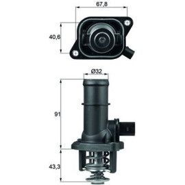 Integralthermostat TI 16 105