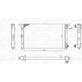 Magneti Marelli Motorkühler 350213194900