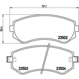 BREMBO Bremsklötze VA P 56 039