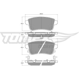 TOMEX brakes Bremsbelagsatz, Scheibenbremse TX 16-381