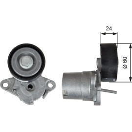Spannrolle, Keilrippenriemen T39272