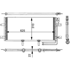 Kondensator, Klimaanlage AC 332 000S
