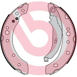 Bremsbackensatz HA S 68 547