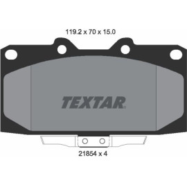 Bremsbelagsatz Subaru P. Impreza 94-00 2.0 Turbo 4Wd 2185401