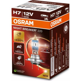 Osram H7 PX26D NIGHT BREAKER 220 55W 12V 3700 Kelvin white 64210NB220