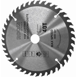 Vidia-Scheibe Aus Holz, 165 X 20 mm, 65Mn-Yg8, Dicke 2,2 mm, 60 T S40