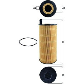 Mahle Original Ölfilter OX 423/9D Mahle Original Ölfilter OX 423/9D