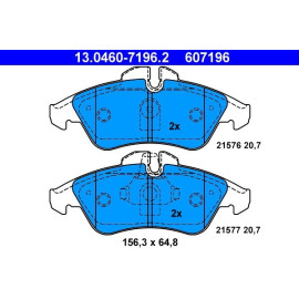 Bremsbelagsatz Db P. Sprinter 208-314 95-/Vito/Lt 96 13.0460-7196.2