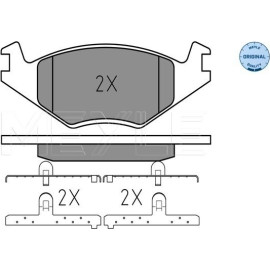 MEYLE Bremsbelagsatz VW Golf/Jetta/P 252088719