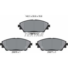 Bremsbelagsatz Mazda P. 3 1.5-2.2D 13 2587501