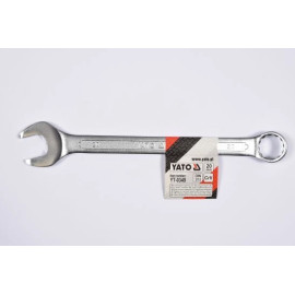 Maulringschlüssel 20mm Polierte K÷Pfe YT-0349