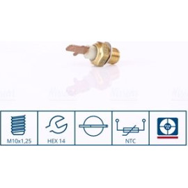 NISSENS Sensor, Kühlmitteltemperatur 207058
