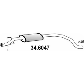 Mittelschalldämpfer 34.6047