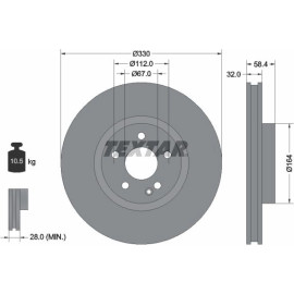 Bremsscheibe 92279405