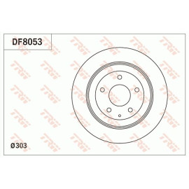 TRW Bremsscheibe MAZDA T. CX-5 2 0-2 2 D 11 DF8053 TRW Bremsscheibe MAZDA T. CX-5 2 0-2 2 D 11 DF8053