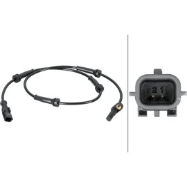 HELLA Sensor, Raddrehzahl 6PU 012 806-631