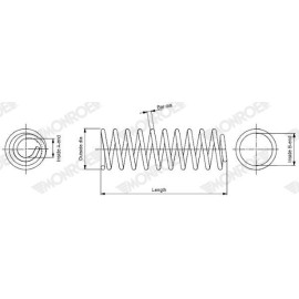 MONROE Fahrwerksfeder SP2784