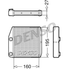 DENSO Heizkörper DRR09075